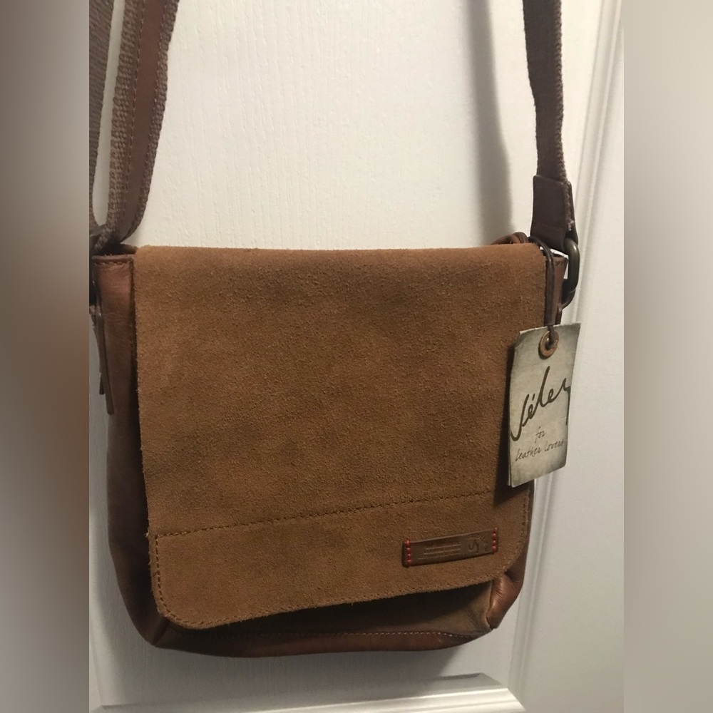 VELEZ BANDOLERA Crossbody leather bag NWT